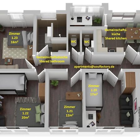 Soulfactory Budget Neu-Ulm Eksteriør bilde